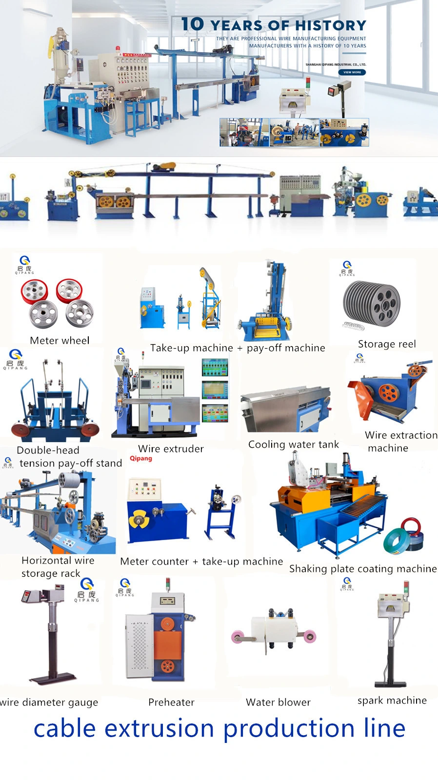 Qipang Extruder Wire/Laser Diameter Measuring Instrument 3025 for 0.1-25mm Diameter Wire